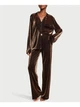 Пижама Victoria's Secret Shimmer Knit Long Pajama Set Gold размер XS - изображение 1