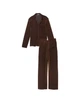 Пижама Victoria's Secret Shimmer Knit Long Pajama Set Gold размер XS - изображение 4