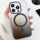 Чехол TPU+PC Shadow with MagSafe для Apple iPhone 16 Pro Max (6.9") Grey - изображение 2