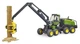 Машинка Bruder Харвестер John Deere 1270G с одним стволом дерева 1:16, 02135 - изображение 3