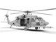 Збірна модель ICM MH-60L Black Hawk, гелікоптер сил спеціальних операцій США 48360 - зображення 3