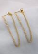 Женские серьги Golden Chain (1568-01) Золотой - No Brand - изображение 3