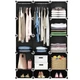 Складна пластикова шафа Storage Cube Cabinet МР 312-62А Чорний - зображення 5