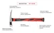 Молоток каменщика 510г ручка из фибергласса INTERTOOL HT-0240 - изображение 8