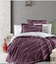 Комплект постельного белья Satin Cotton First Choice - First Choice - S-491 MESİ ROSE - Сем. - Бордовый - изображение 1