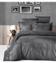 Комплект постельного белья Jacquard Satin Dark Series First Choice - First Choice - JS-16 TECNA ANTHRACİTE - Евро - Темно-серый - изображение 1
