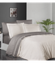 Комплект постельного белья Deluxe Satin First Choice - First Choice - S-421 SERENİTY IVORY MİNK - Евро - Коричневый с молочным - изображение 1
