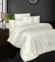 Комплект постельного белья VIP Moonlight&nbsp;Satin First Choice - First Choice - V.I.P-181 MALVİN - Евро - Молочный - изображение 1