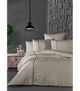 Комплект постельного белья Deluxe Satin First Choice - First Choice - DLX-237 Modalife Soil - Евро - Бежевый - изображение 1