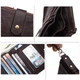 Кожаный кошелек портмоне Vintage Pro с RFID защитой, мужской - Светло-коричневый - изображение 9