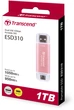 SSD диск Transcend ESD310P 1TB USB Type-A/USB Type-C 3D NAND (TS1TESD310P) External - изображение 7