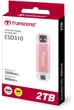 SSD диск Transcend ESD310P 2TB USB Type-A/USB Type-C 3D NAND (TS2TESD310P) External - изображение 7