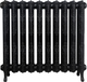 Радиатор из чугуна Warm Well Retrox 760/180 10 секций Ral 9005М - изображение 1