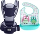 Хипсит, Эрго-рюкзак, кенгуру, переноска Baby Carrier 6в1Темно-синий слюнявчик-трансформер (n-9855) - изображение 1