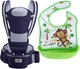 Хіпсит ерго-рюкзак кенгуру перенесення слинявчик-трансформер Baby Carrier 20 кг 6 в 1 Темно-синій (vol-9860) - зображення 1