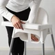 Стульчик для кормления + столик IKEA ANTILOP 56х62х90 см Бело-серый - изображение 7