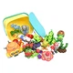 Корзина игрушек героев из игры Plants vs Zombies Растения против зомби 21 персонаж Разноцветный (korzina) - изображение 4