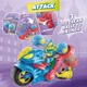 Ігрова фігурка Super Zings Neon Power Vehicle Turbo Ice Super Things Автомобіль Turbo Ice + фігурки, серія 11 (23150) - зображення 4