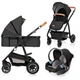 Універсальний візочок 3 в 1 Lionelo AMBER GREY GRAPHITE - зображення 2