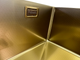 Кухонне миття з нержавіючої сталі Quadro 53 Celldecor Nano Gold - зображення 6