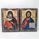 Пара венчальная с Владимирской иконой Божией Матери, размер 15,5x11,5 см - изображение 1