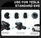 Перехідник зі штекера станції CCS2 Type2 до машини Tesla США, порт NACS AC 250 кВт + DC 7 кВт (2 в 1) - зображення 3
