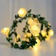 Светодиодная гирлянда 1.5м цветы Розы 10 LED теплый свет - изображение 4
