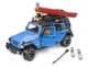Ігровий набір Bruder Джип Jeep Wrangler Rubicon Unlimited з каяком та фігуркою каякера 1:16, 02529 - зображення 3