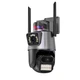 Внешняя уличная WIFI камера с удаленным доступом, зумом и сиреной Dual Lens Zoom 8MP iCSee поворотная - изображение 2