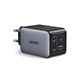 Зарядное устройство 65W Ugreen X559 Nexode 4-Port GaN Fast Charger Type C MacBook Pro/Air, iPhone 16/15/14, iPad Pro, Galaxy S24/S23, Pixel 8, Steam Deck Space Grey (35531) - изображение 1