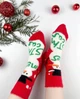 Новорічні жіночі теплі норкові шкарпетки Корона Merry Christmas, 5 пар/36-41р. - зображення 2