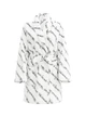 Халат Victoria's Secret Short Cozy Robe M/L білий в написи - изображение 4