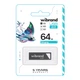 Флешка usb wibrand 64gb stingray колір сірий - зображення 1