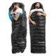 Спальник з натуральним пухом Naturehike CW400 NH18C400-D, p-р L, чорно-блакитний - зображення 9