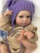 Силіконова Колекційна Лялька Реборн Reborn Повністю Анатомічна Новонароджена Дівчинка Менні (Вінилова Лялька) Висота 50 см - зображення 7
