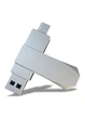 Флеш-память USB Shengkewei OTG-S23-128 128GB USB 3.2 + Type-C Silver - изображение 1