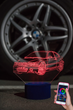 3d-светильник БМВ, BMW, 3д-ночник, несколько подсветок (bluetooth), подарок автолюбителю - изображение 1