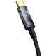 Кабель Type-C на Type-C Baseus Explorer Series Auto Power-Off Data Cable (2m, 100W, 5A, 480 Mbps). Black - зображення 4