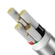 Кабель Type-C на USB Baseus Explorer Series Auto Power-Off Charging Data Cable (1m, 100W, 6A, 480 Mbps). Black - зображення 6