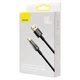 Кабель Type-C на USB Baseus Explorer Series Auto Power-Off Charging Data Cable (1m, 100W, 6A, 480 Mbps). Black - зображення 10