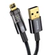 Кабель USB-A на Lightning Baseus Explorer Series Auto Power-Off Fast Charging (2m, 2.4A, 480 Mbps). Black - зображення 5