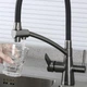 Смеситель для кухни на две воды GAPPO G4398-19 оружейная сталь - изображение 5