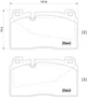 Дисковые тормозные колодки Brembo (P85 123) - изображение 2