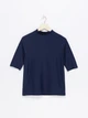 Купальний топ H&M 1041728 110-116см темно-синій - зображення 1