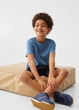 Футболка H&M 568593 146-152см синій нюд - изображение 3