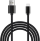 Кабель alkaya Speed Flex USB-A - USB-C 1m Black (CL-60003) - зображення 1