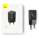 Зарядное устройство Baseus 1Type-C 30W GaN5 Mini Fast Charger Black (CCGN070401) - изображение 2