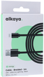 Кабель alkaya Speed Flex USB-A - Lightning 1m Black (CL-60004) - зображення 2