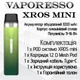 Багаторазова POD Система Vaporesso XROS MINI Pod Kit (Електронна сигарета) 1000mAh 2ml Vitality - изображение 1