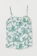 Майка H&M 32 белый принт 24047372600 - изображение 1